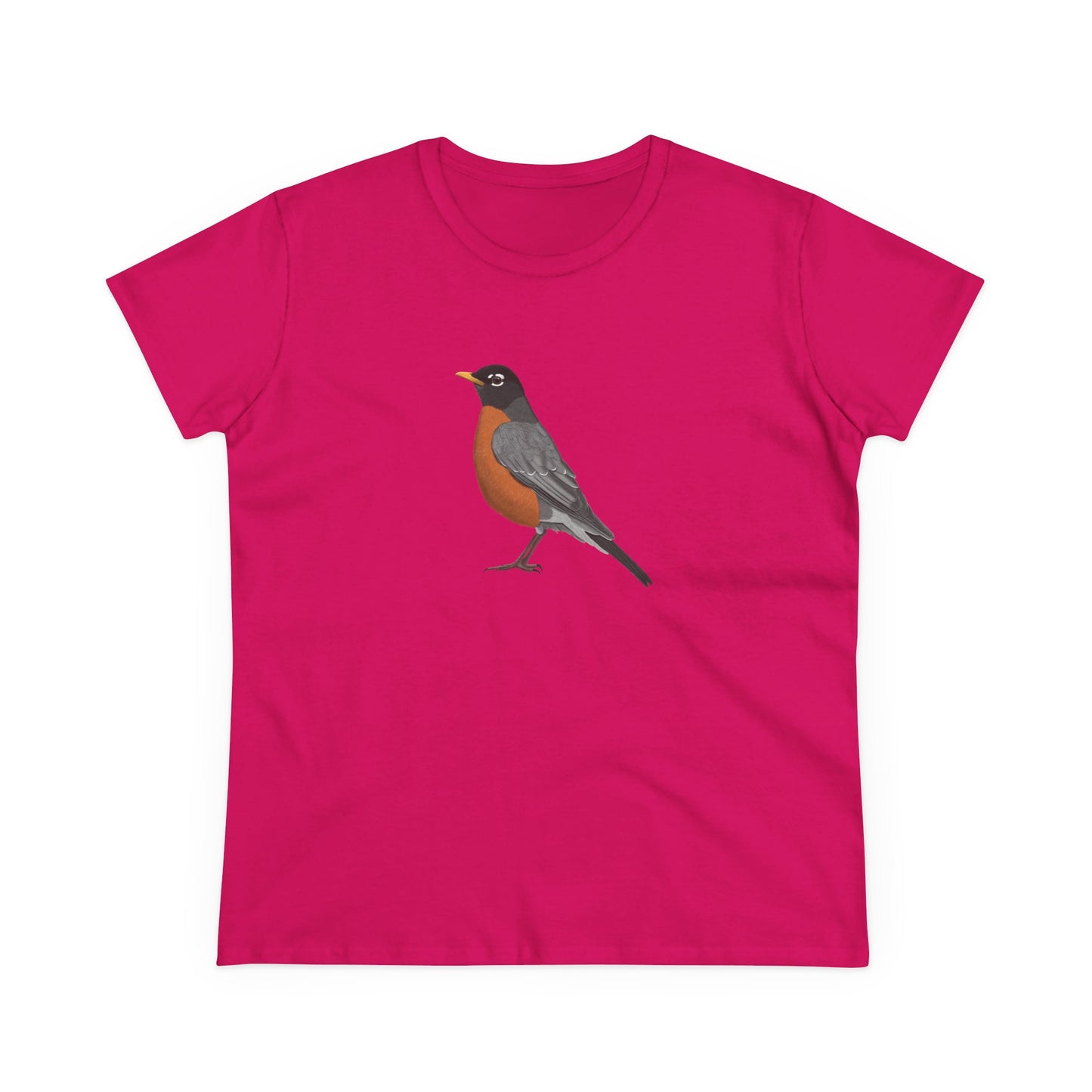 American Robin Bird Design for Birdwatchers and Bird Lovers Women's T-Shirt