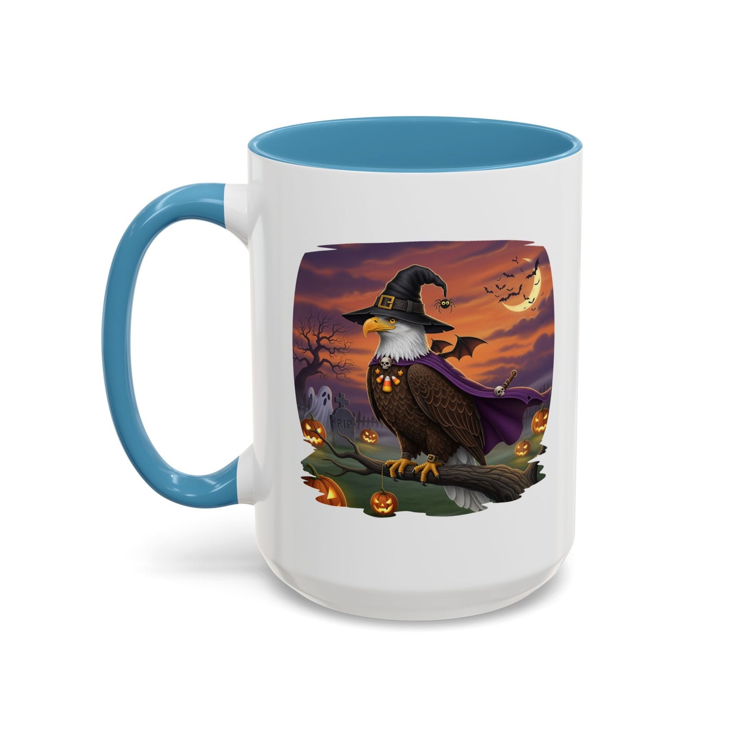 Bald Eagle Halloween Bird Mug - Halloween Coffee Mug for Bird Lovers