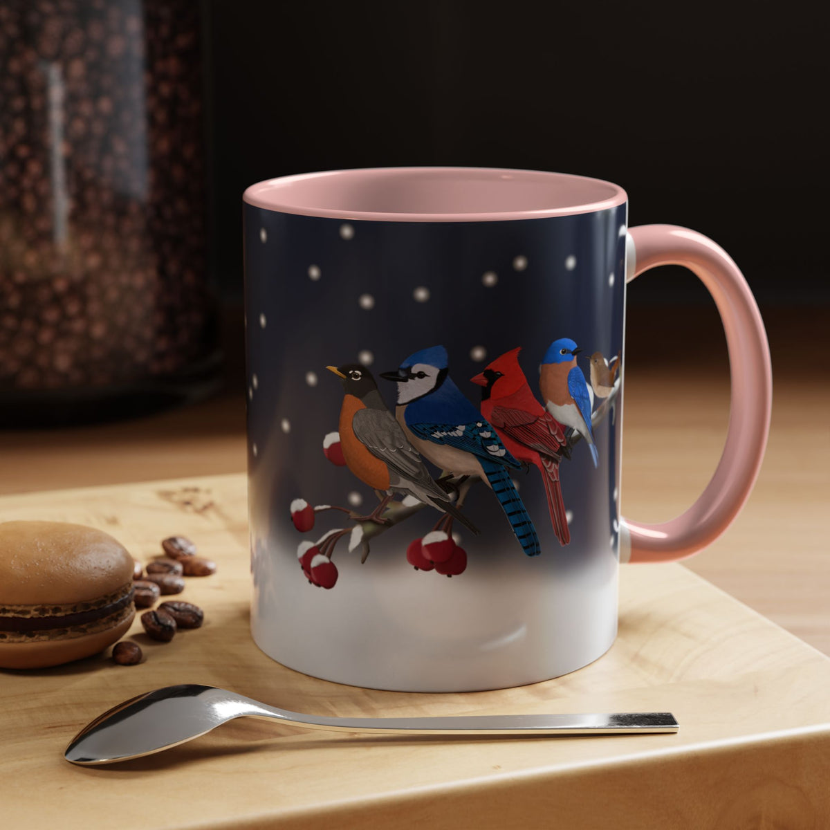 Backyard Birds Coffee Mug | Ceramic Christmas Gift for Bird Lovers