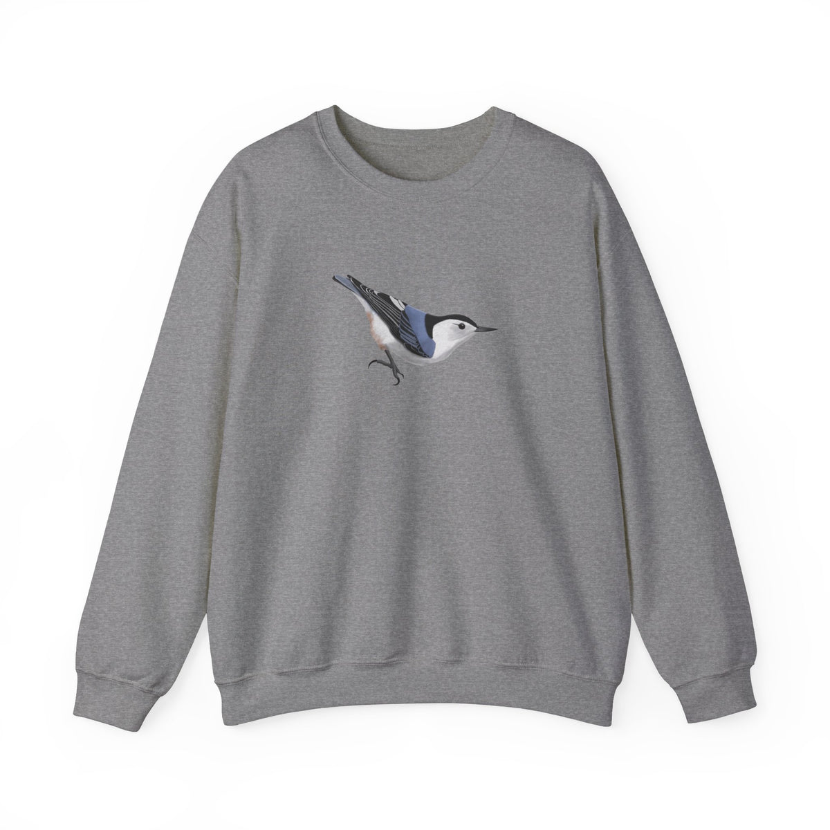 Nuthatch Bird Watcher Biologist Crewneck Sweatshirt – Crew neck,