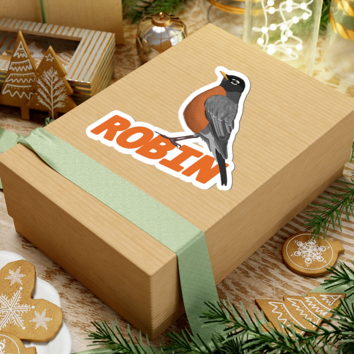 American Robin Sticker Bird Lover & Bird Watcher