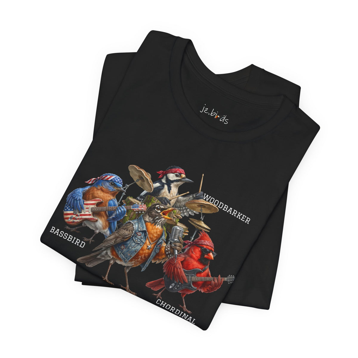 Woodpecker, Bluebird, Cardinal and Robin T-Shirt – band tshirt, bird lover
