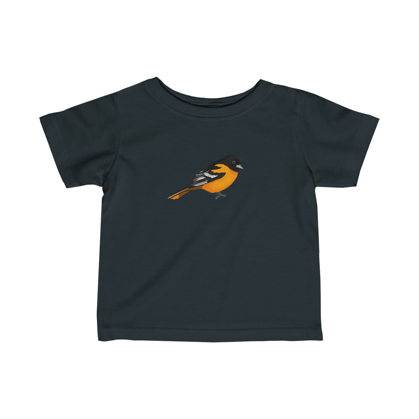 Baltimore Oriole Bird Baby & Toddler Fine Jersey Tee