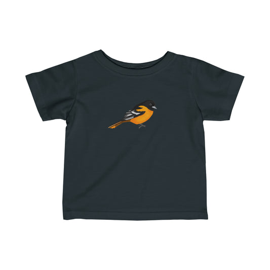 Baltimore Oriole Bird Baby & Toddler Fine Jersey Tee
