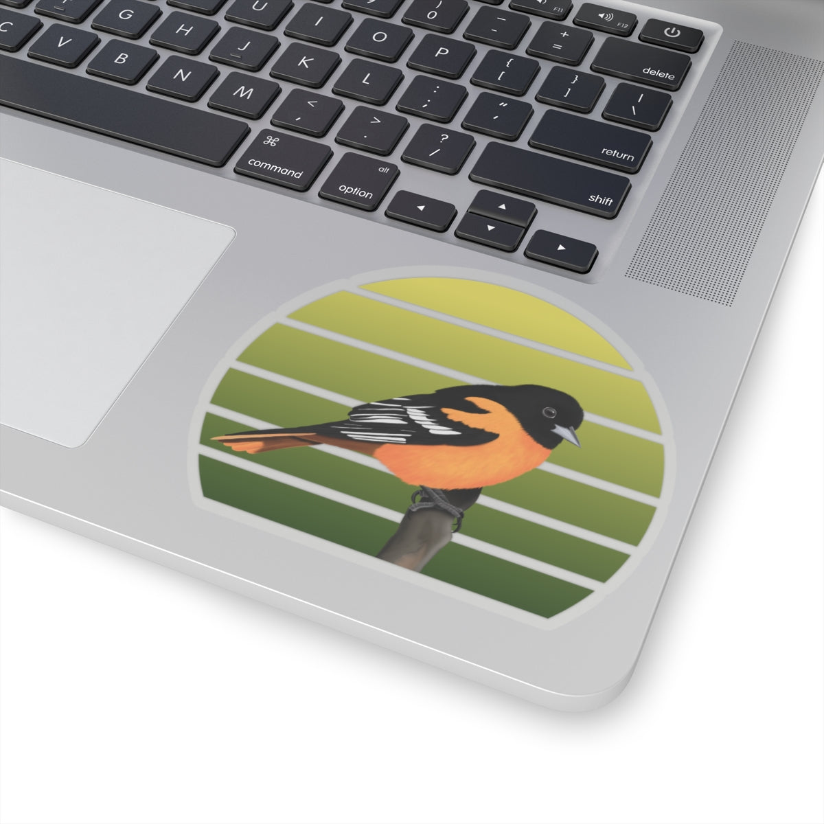 ボルチモア・オリオールの鳥のステッカー