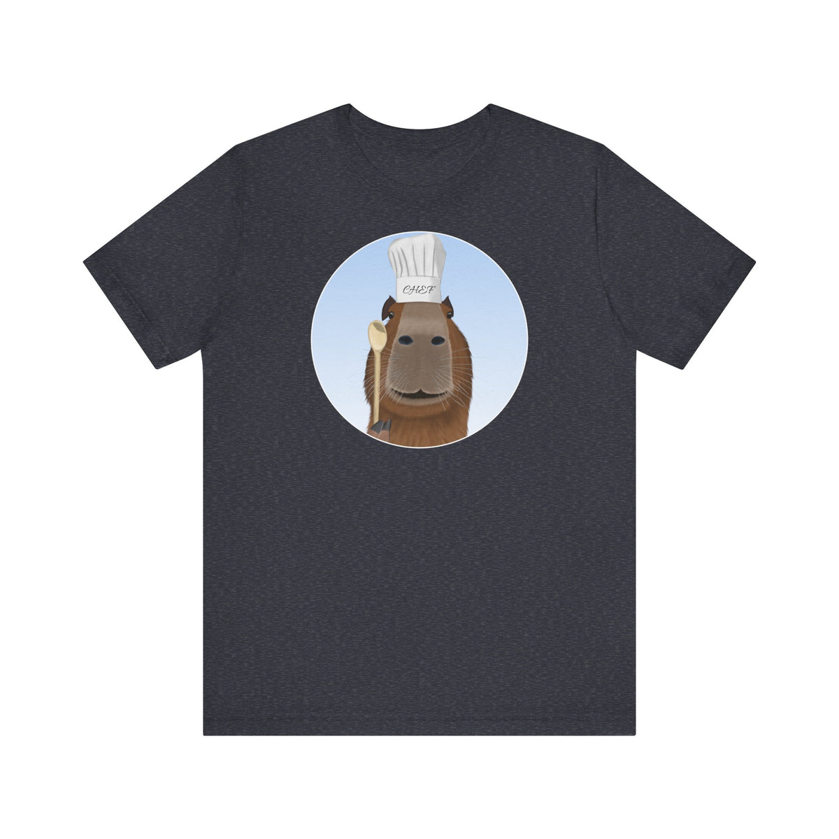 Capybara mit Kochmütze und Kochlöffel Chefkoch T-Shirt