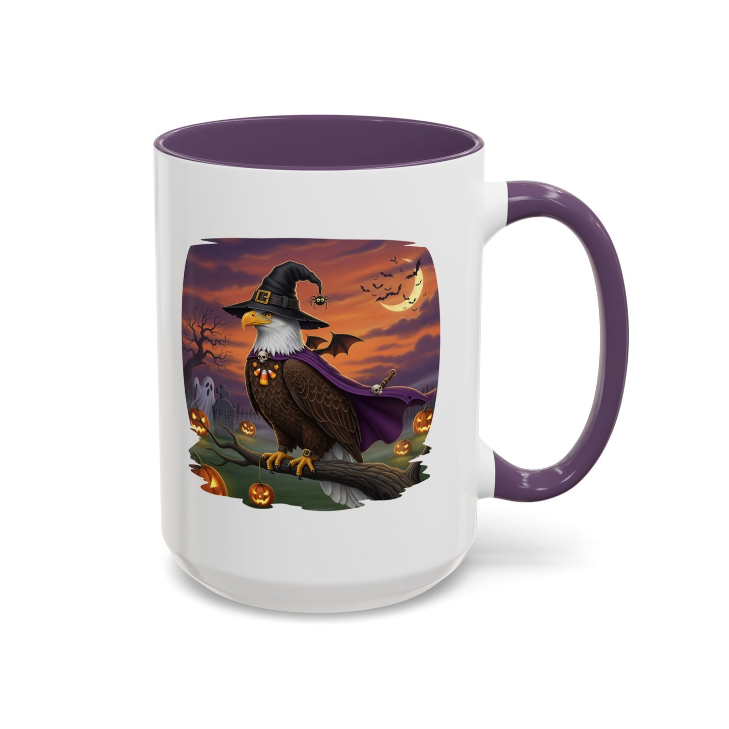 Bald Eagle Halloween Bird Mug - Halloween Coffee Mug for Bird Lovers