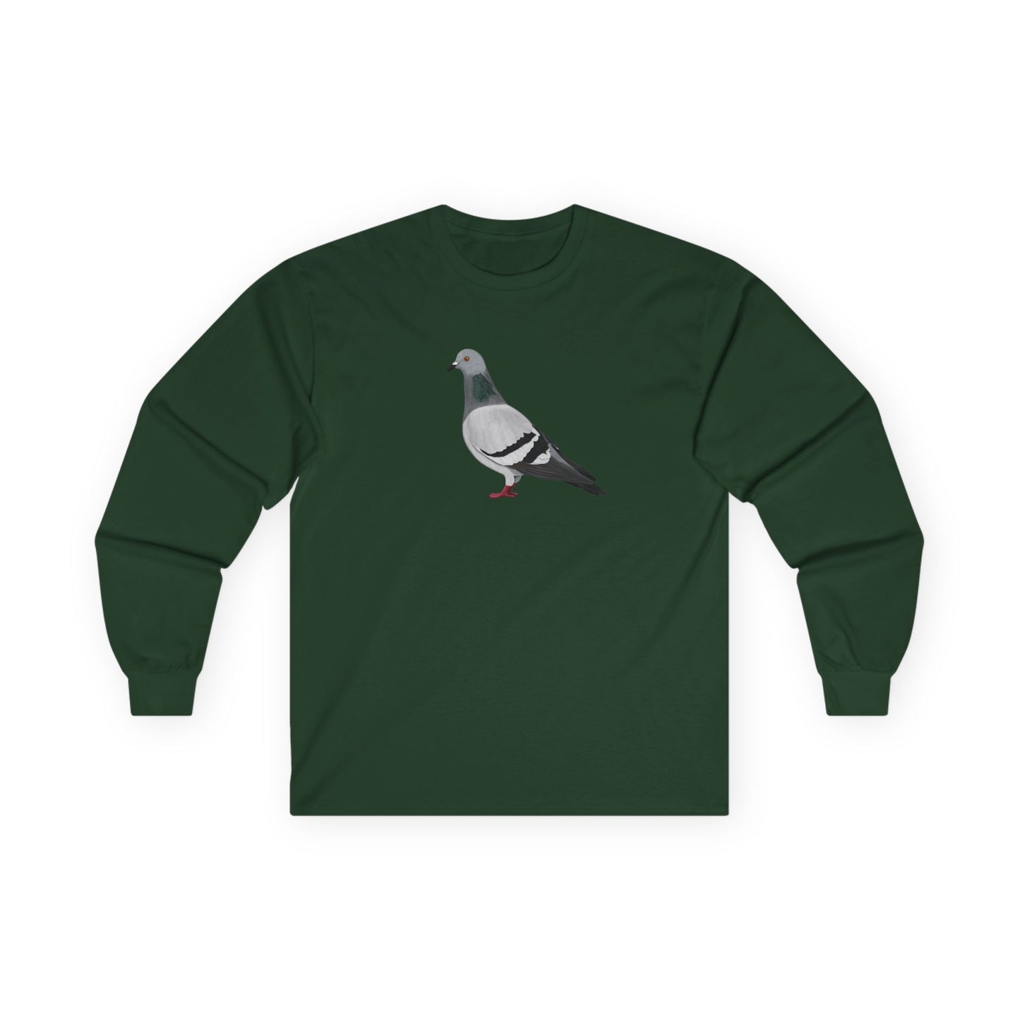 Pigeon Birding & Birdwatching Bird Cotton Long Sleeve T-Shirt