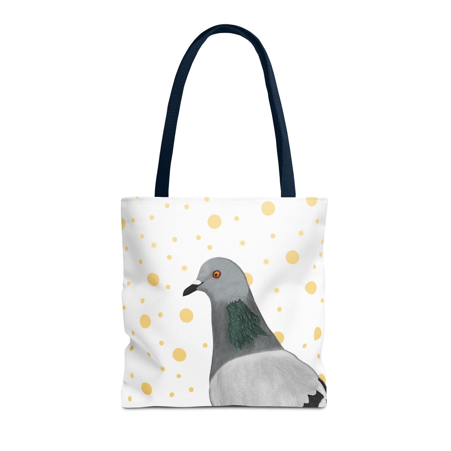 Taube mit Goldenen Punkten Vogel Tragetasche 40x40cm