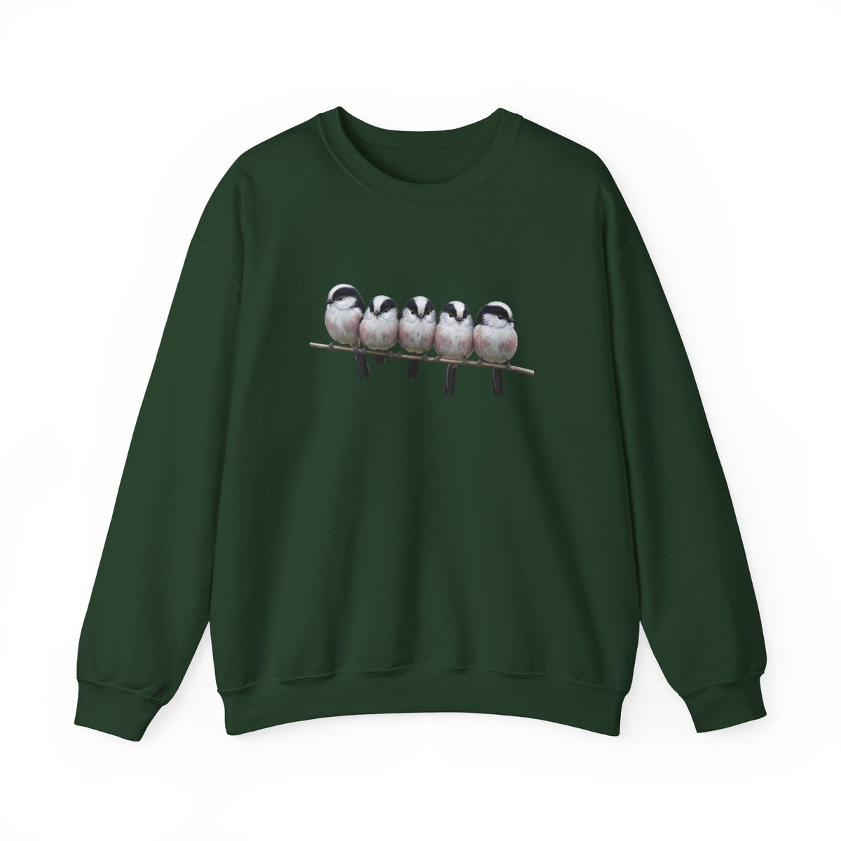 Long Tailed Titmouse Sweatshirt | Bird Watcher Crewneck Unisex Songbird Gift for Lovers – Animal Lover and Avian Enthusiast style