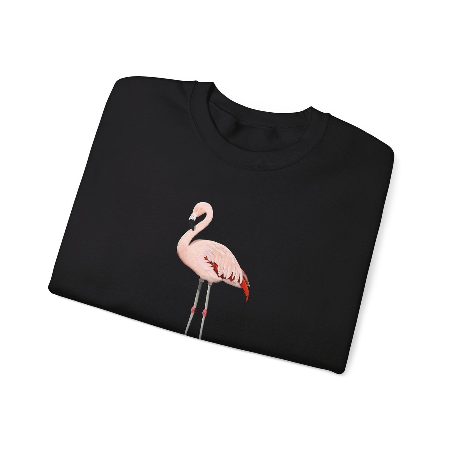 Flamingo Bird Watcher Biologist Crewneck Sweatshirt