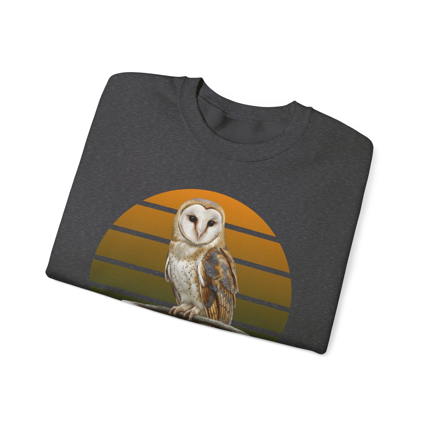 Barn Owl Sweatshirt | Bird Watcher Crewneck | Unisex Songbird Gift for Bird Lovers