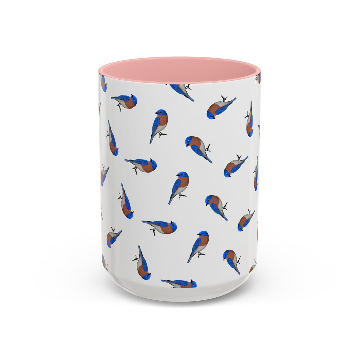 Bluebird and Tern Mug in Black