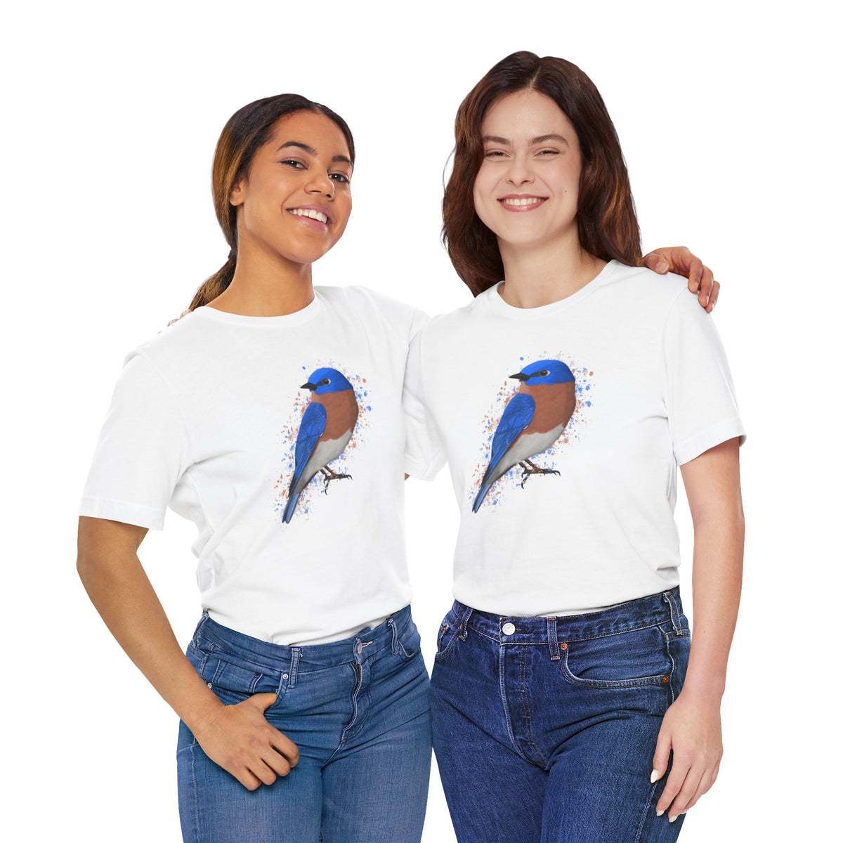 ルリツグミの鳥Tシャツ