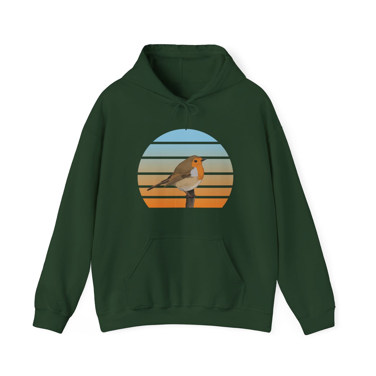 Robin Hoodie – bird and DTG style