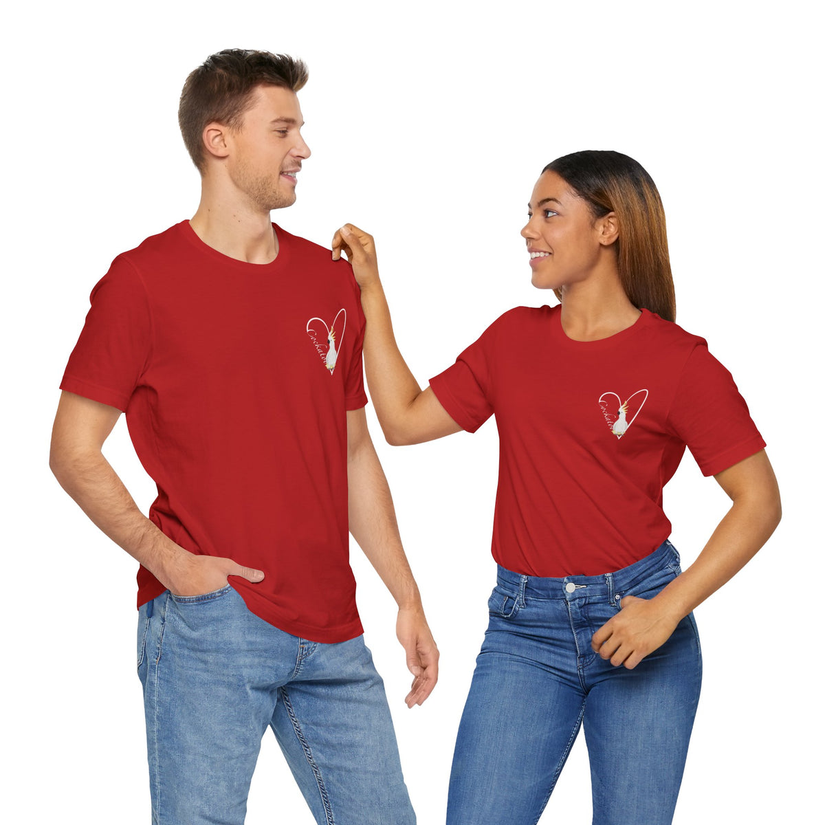 Cockatoo Heart Birdwatcher Bird T-Shirt