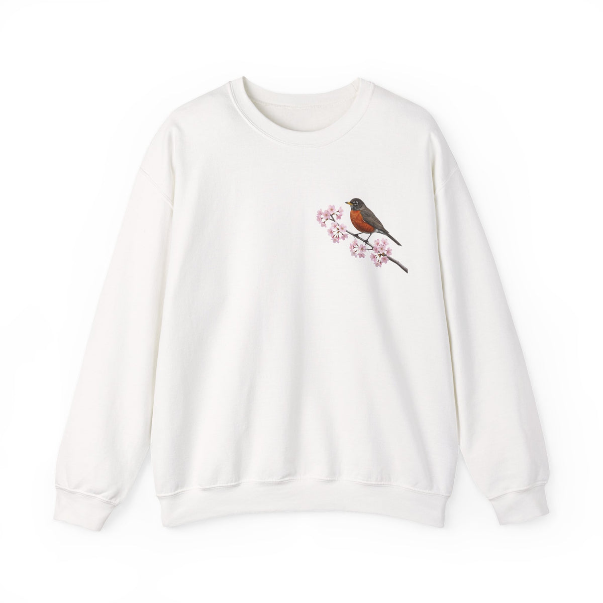 American Robin Sweatshirt on Animal Lover Gift background