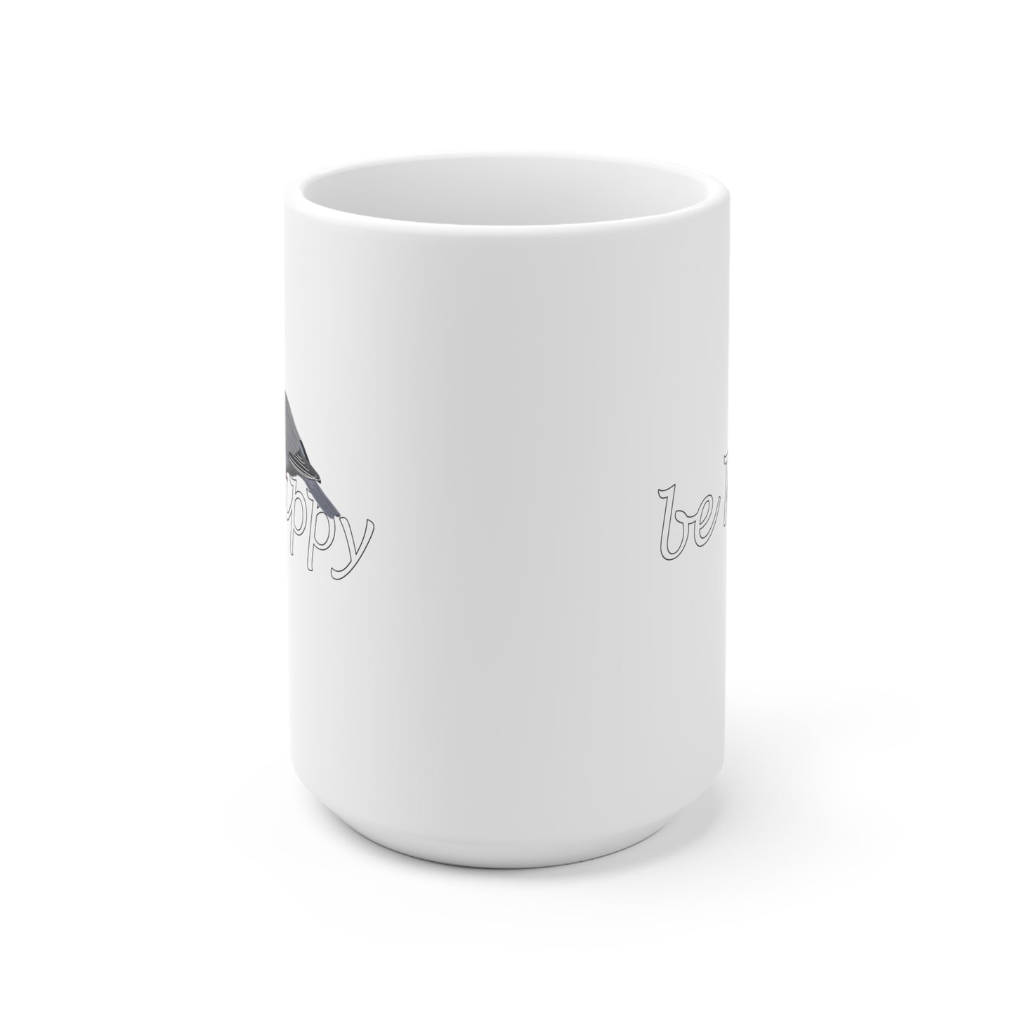 Ringeltaube Be Happy Vogel Tasse für Vogelfreunde