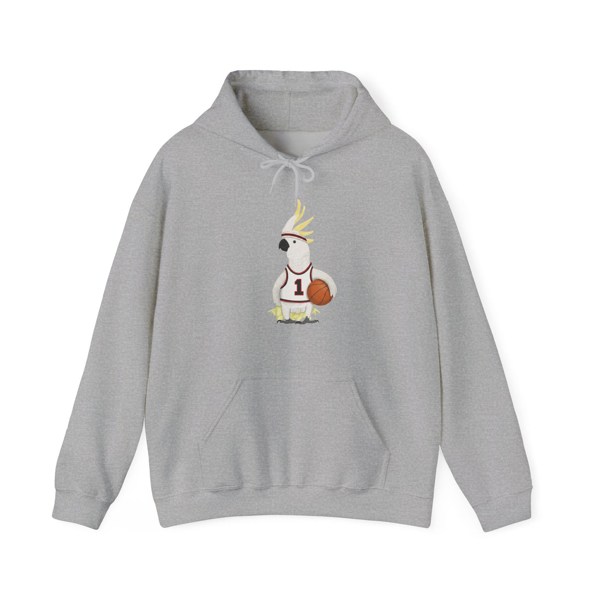 Cockatoo Hoodie – basketball and bird style