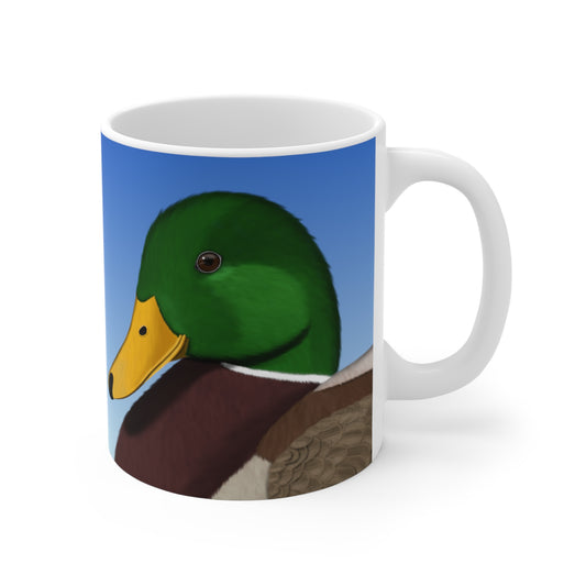 Mallard Bird Ceramic Mug 11oz