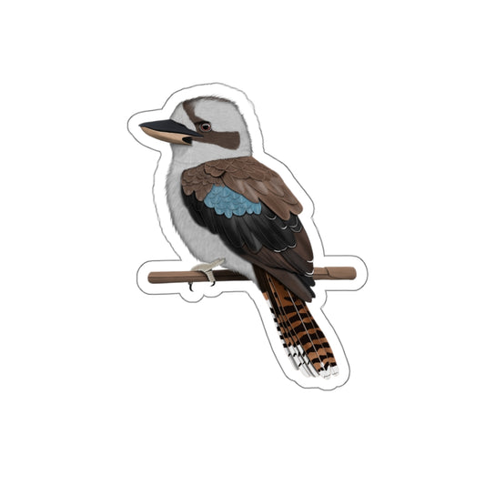 Kookaburra Bird Kiss-Cut Sticker