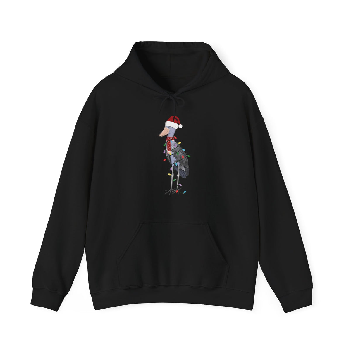 Shoebill Hoodie on bird background