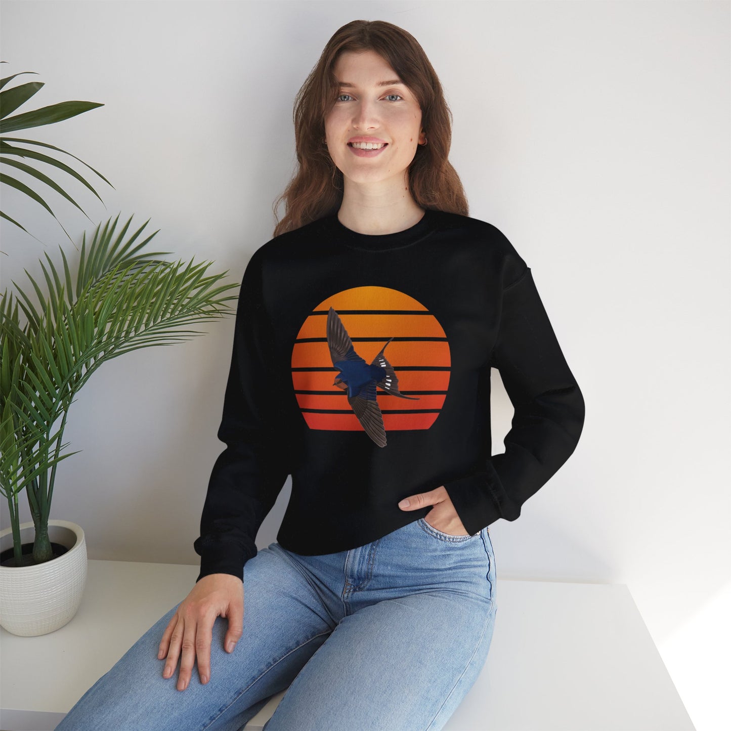 Barn Swallow Birdlover Ornithologist Bird Sweatshirt
