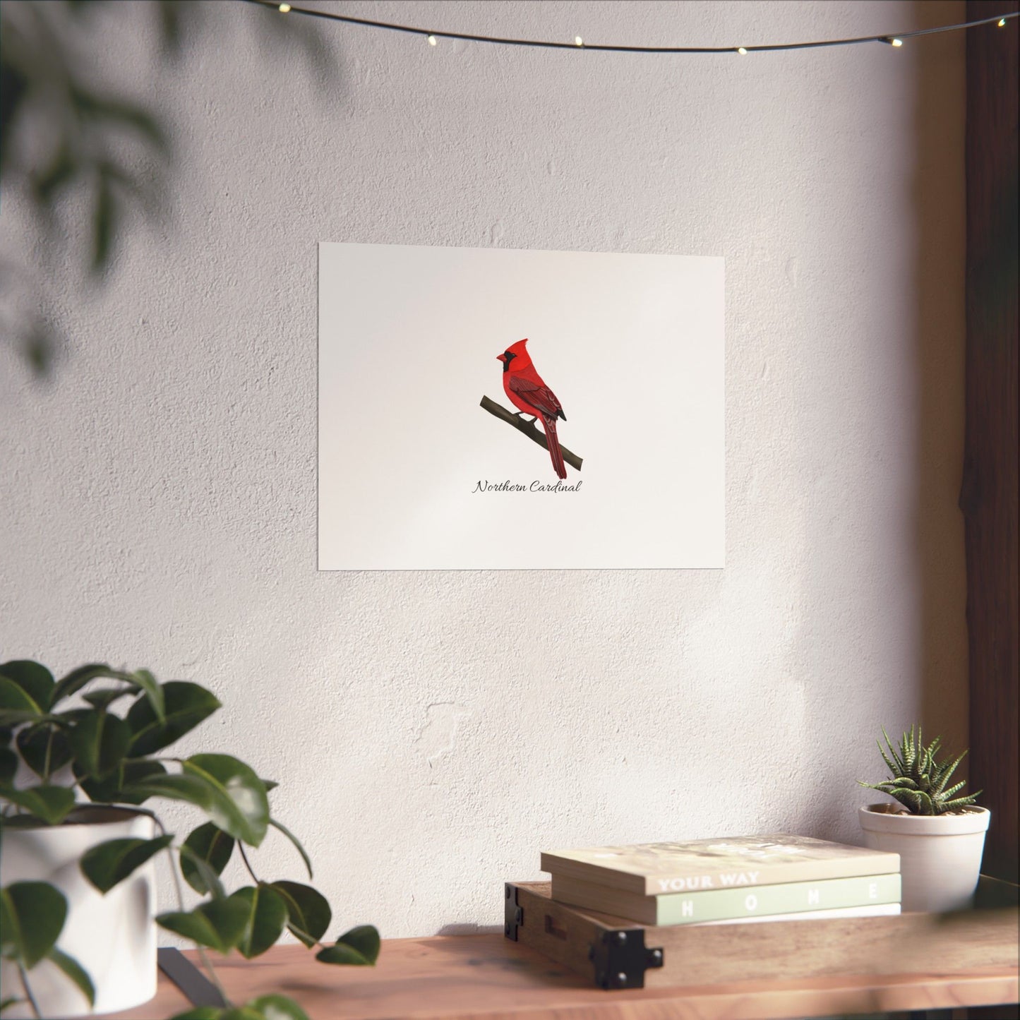 Cardinal Bird Birding Matte Poster