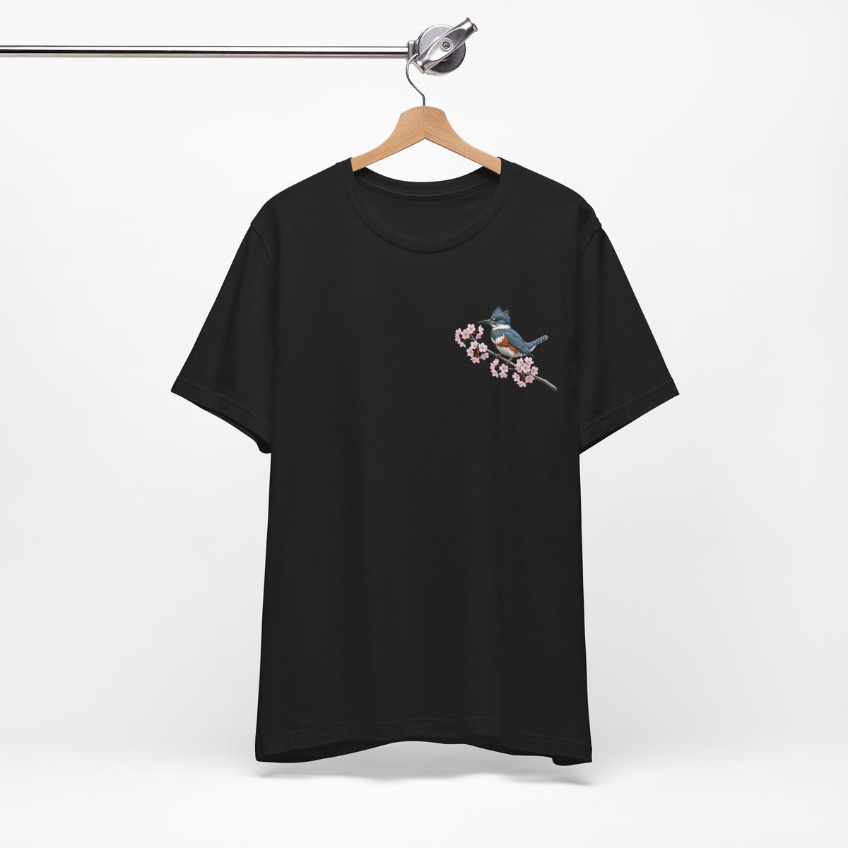 Belted Kingfisher T-Shirt – bird lover and tshirt style