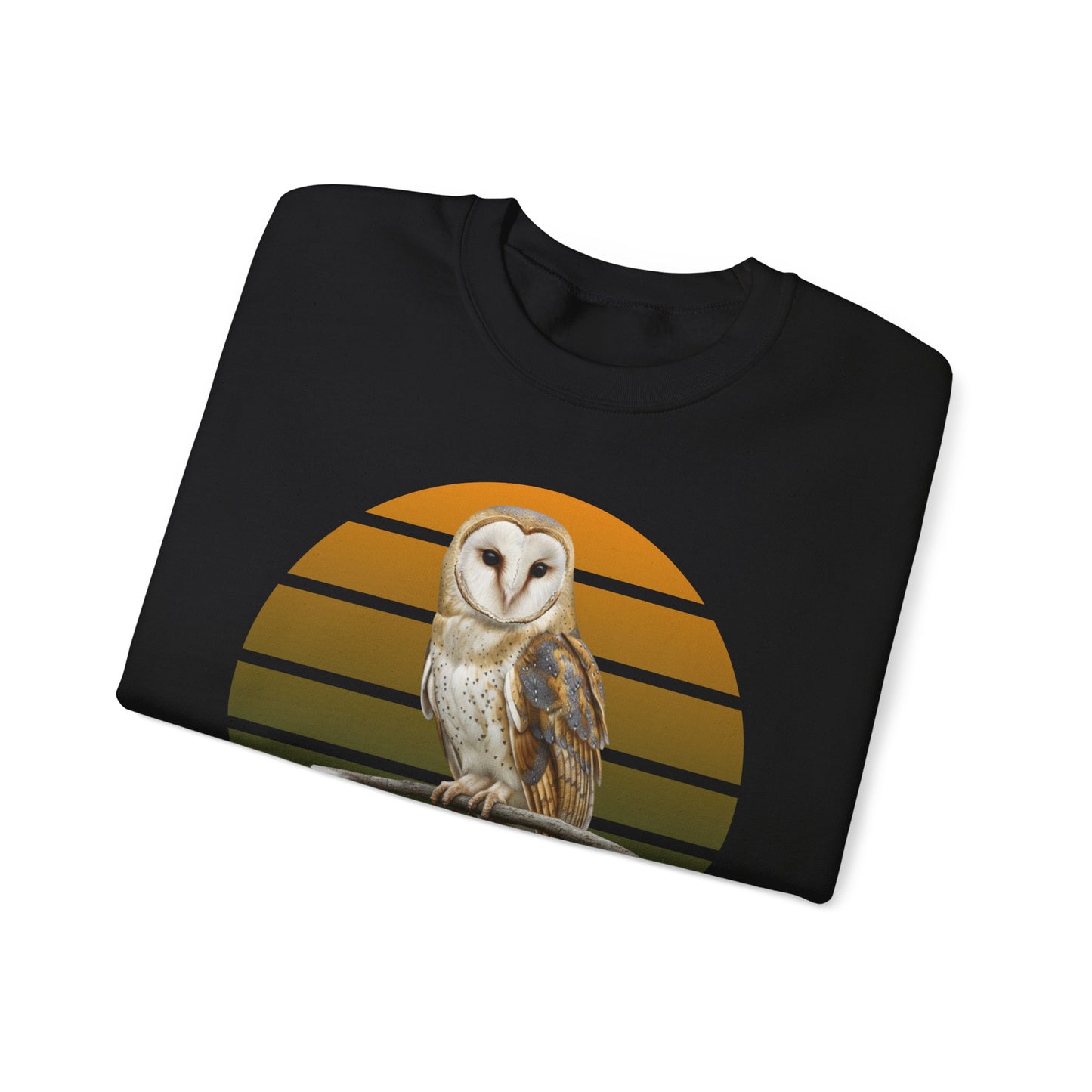 Barn Owl Sweatshirt | Bird Watcher Crewneck | Unisex Songbird Gift for Bird Lovers