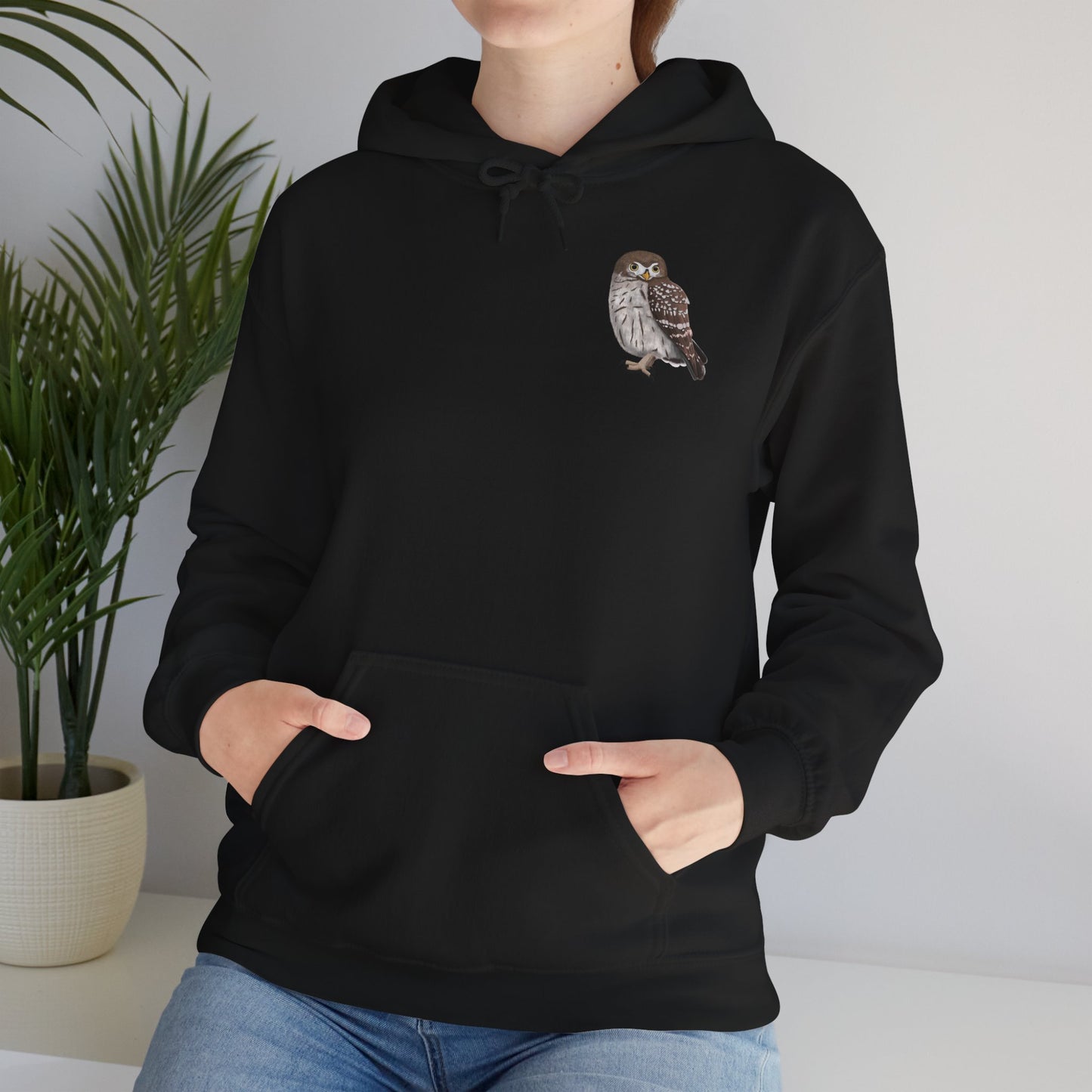 Eule Hoodie - Vogel Kapuzenpullover für Vogelbeobachter & Naturliebhaber mit Vogelmotiv