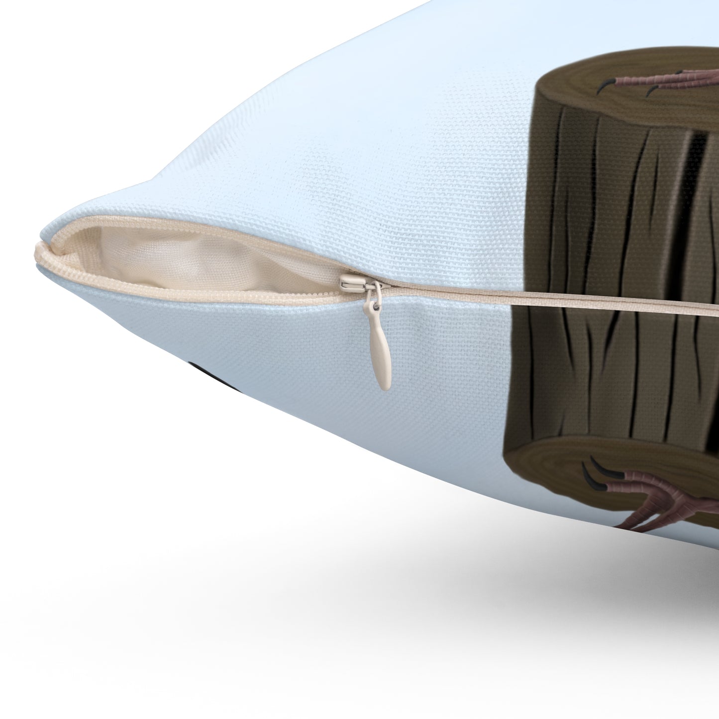 Robin Birdlover Bird Throw Pillow 16"x16"