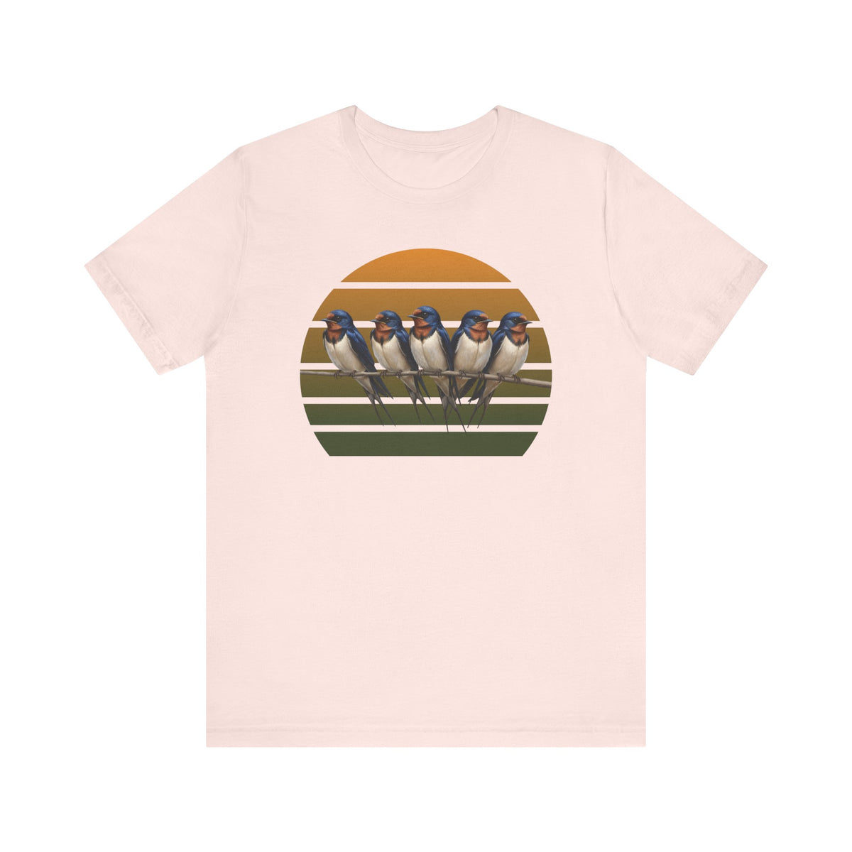 Barn Swallow Premium T-Shirt | Unique Birdwatcher & Birder Gift by jz.birds