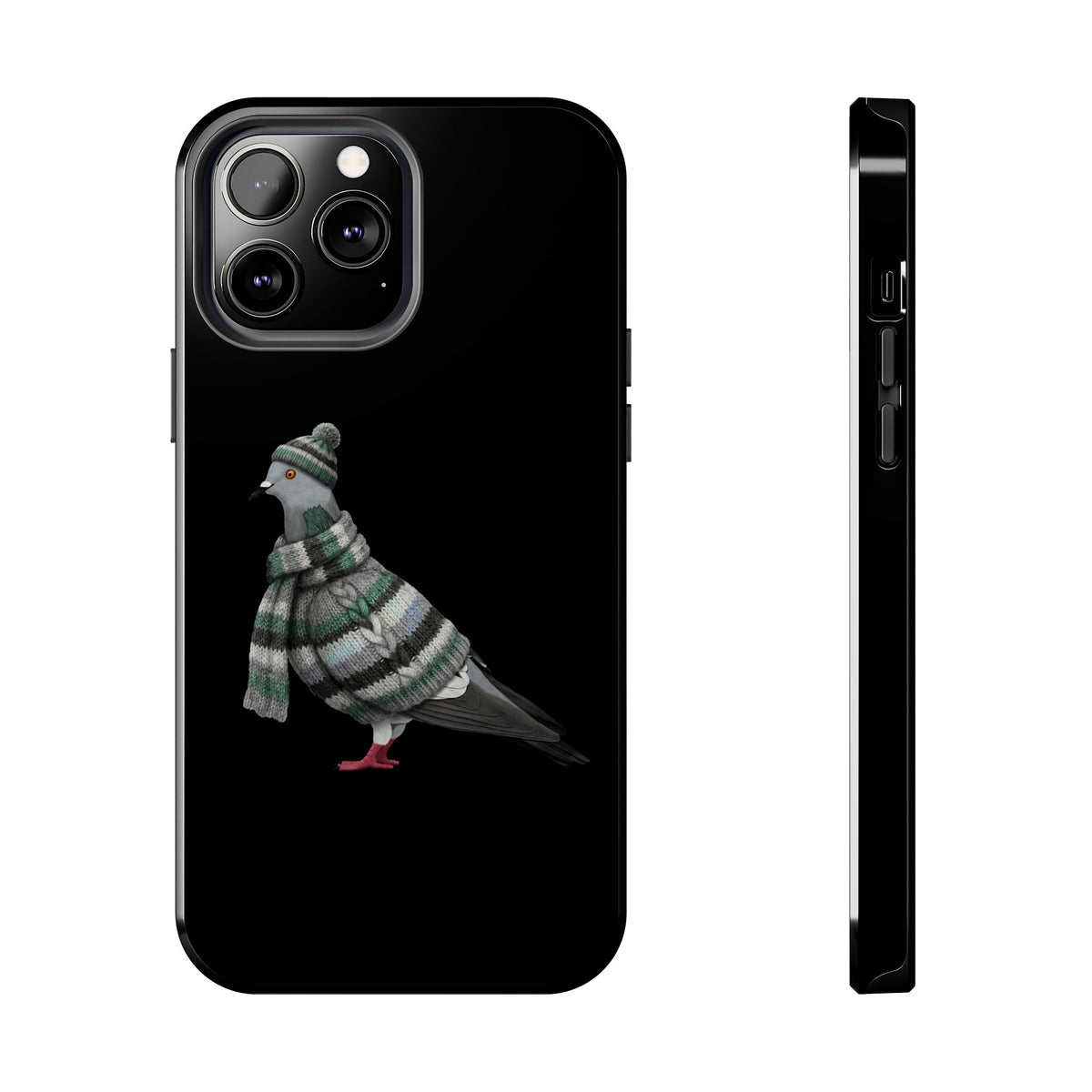 Pigeon Dual-Layer iPhone Case with Bird Art – The Perfect Gift for Ornithologists & Bird Lovers
