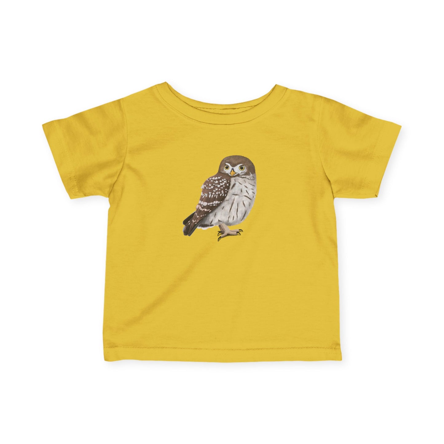 Süßes Eulen Vogel Tiermotiv T-Shirt für Babys und Kleinkinder