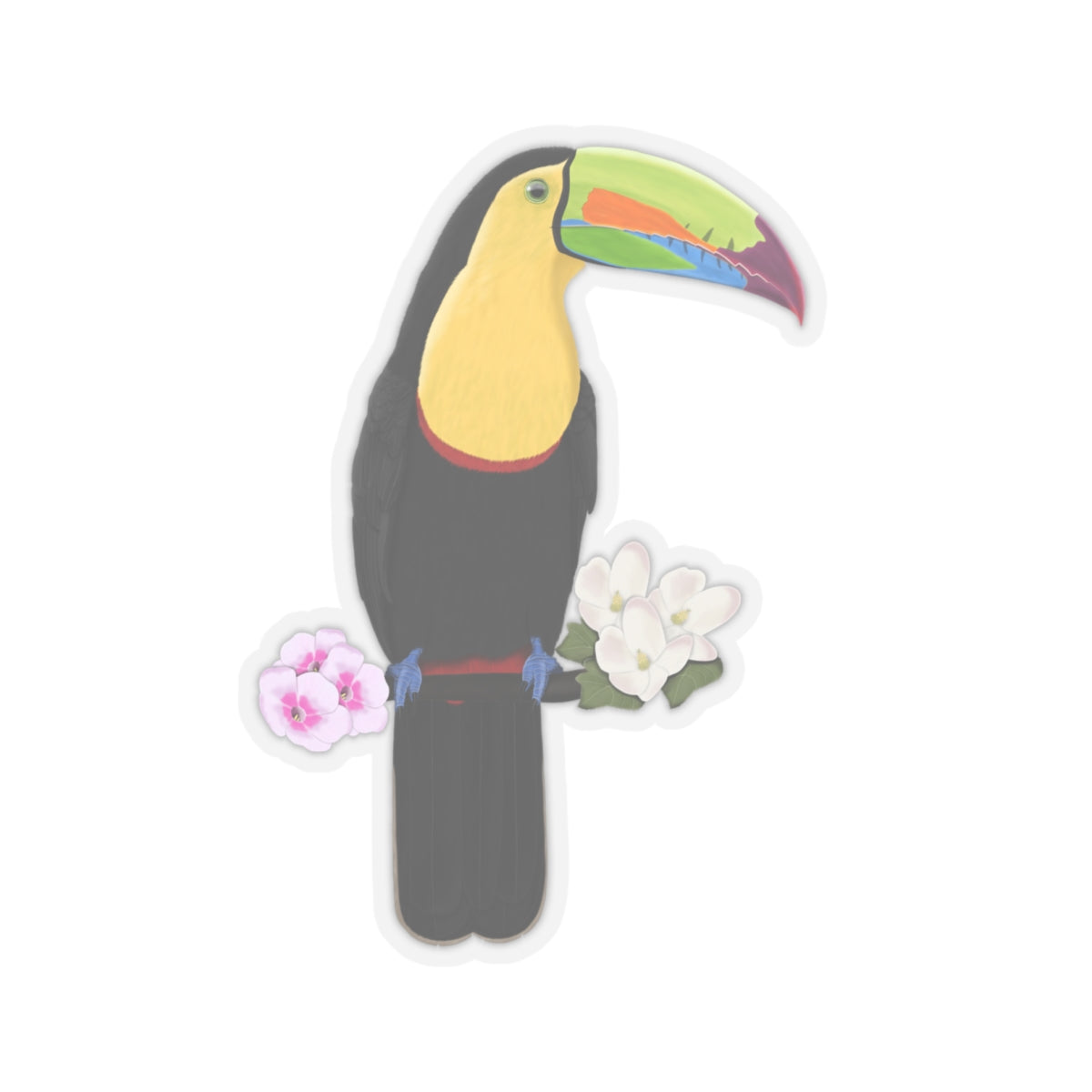 Keel-Billed Toucan Bird Sticker