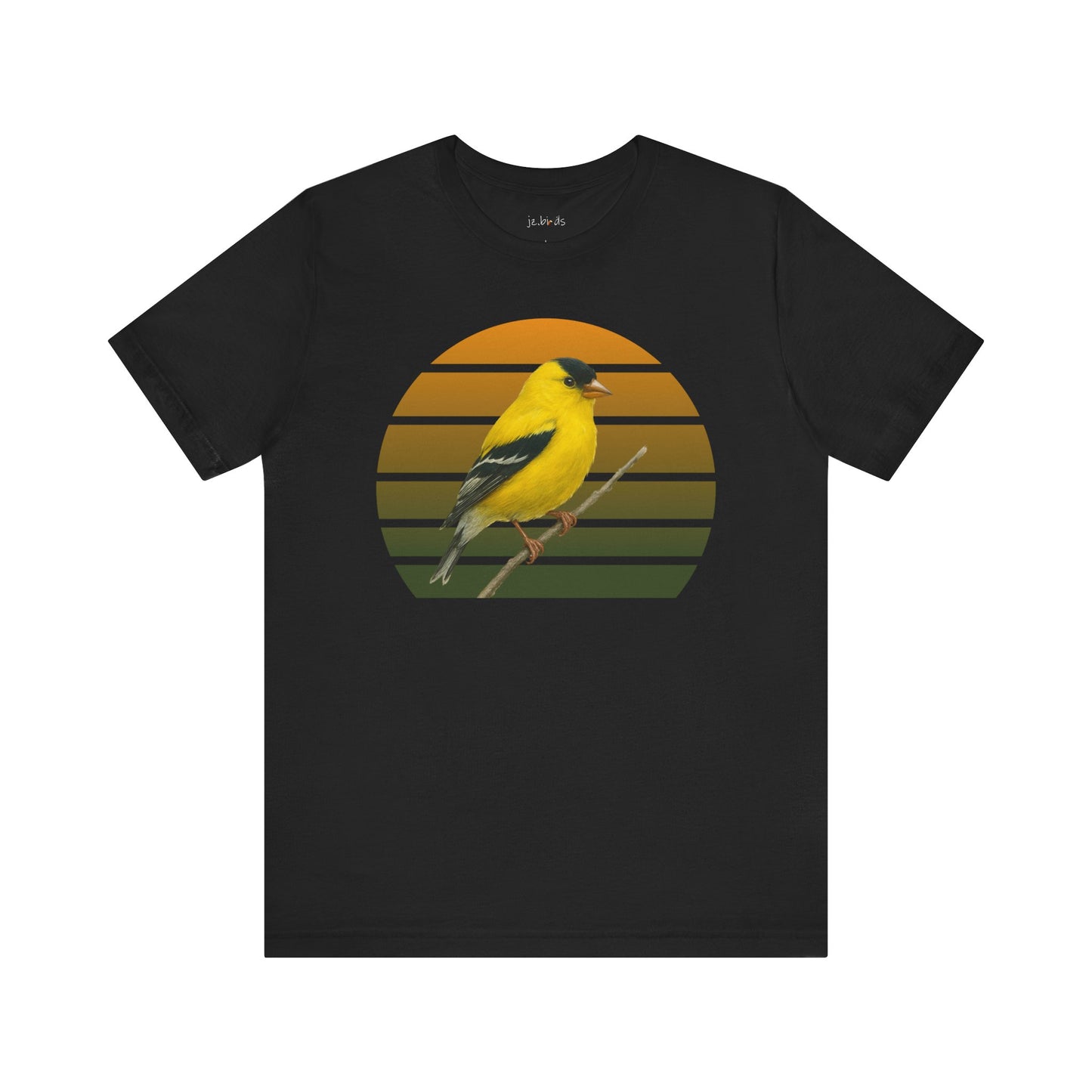 American Goldfinch T-Shirt | Unisex Retail Fit Bird Lover Tee | Wildlife Birder Gift
