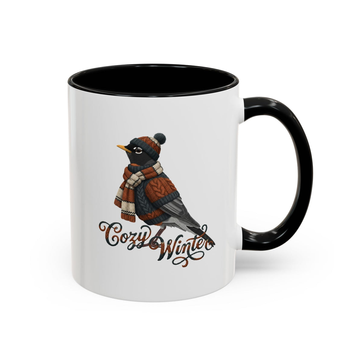 American Robin Ceramic Bird Coffee Mug – Custom Gift for Bird Watchers