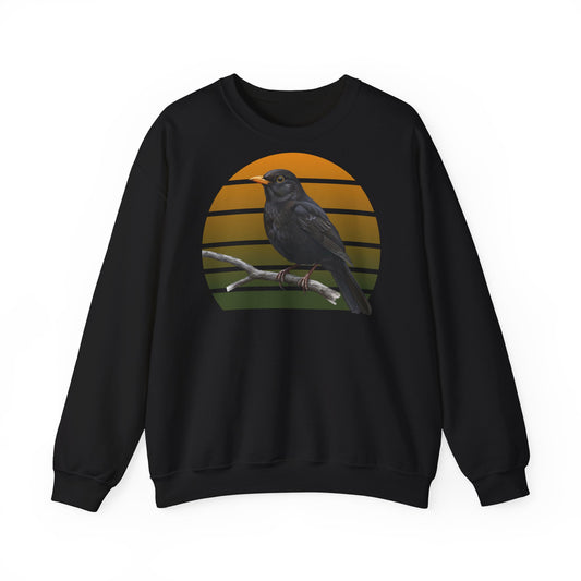 Amsel Sweatshirt | Unisex Vogel Pullover für Vogelfreunde & Vogelbeobachter