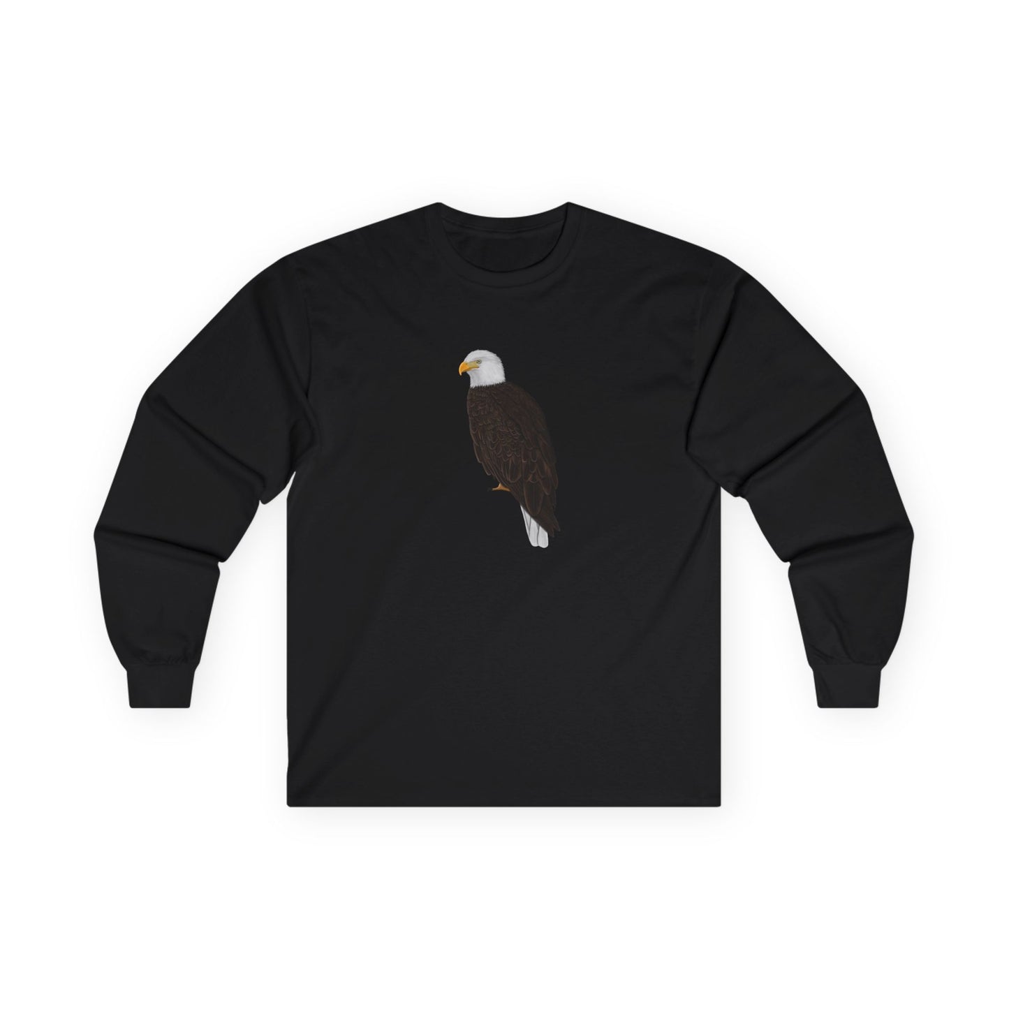 Bald Eagle Birding & Birdwatching Bird Cotton Long Sleeve T-Shirt