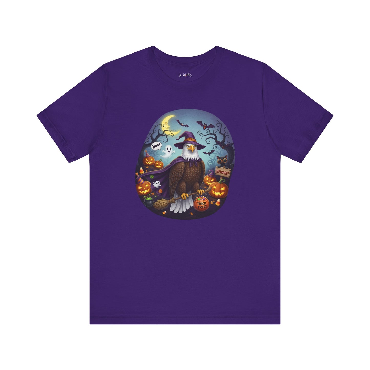 Bald Eagle Halloween Bird T-Shirt - Spooky Halloween Costume for Bird Lovers