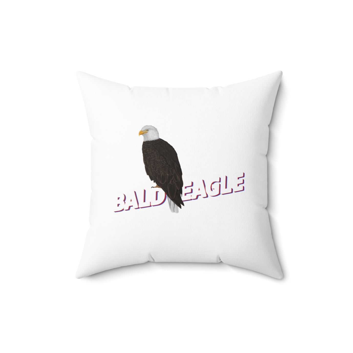 Bald Eagle Throw Pillow for Bird Lovers & Bird Watchers