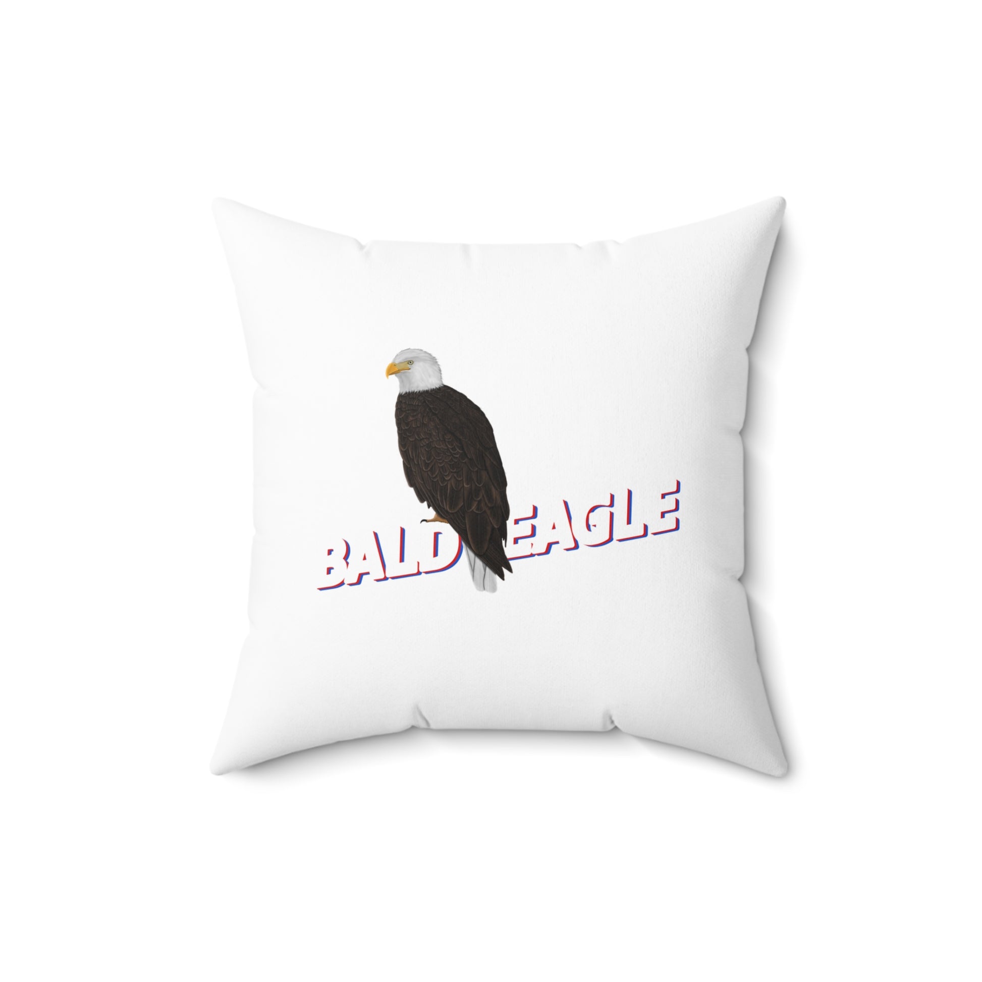 Bald Eagle Throw Pillow for Bird Lovers & Bird Watchers