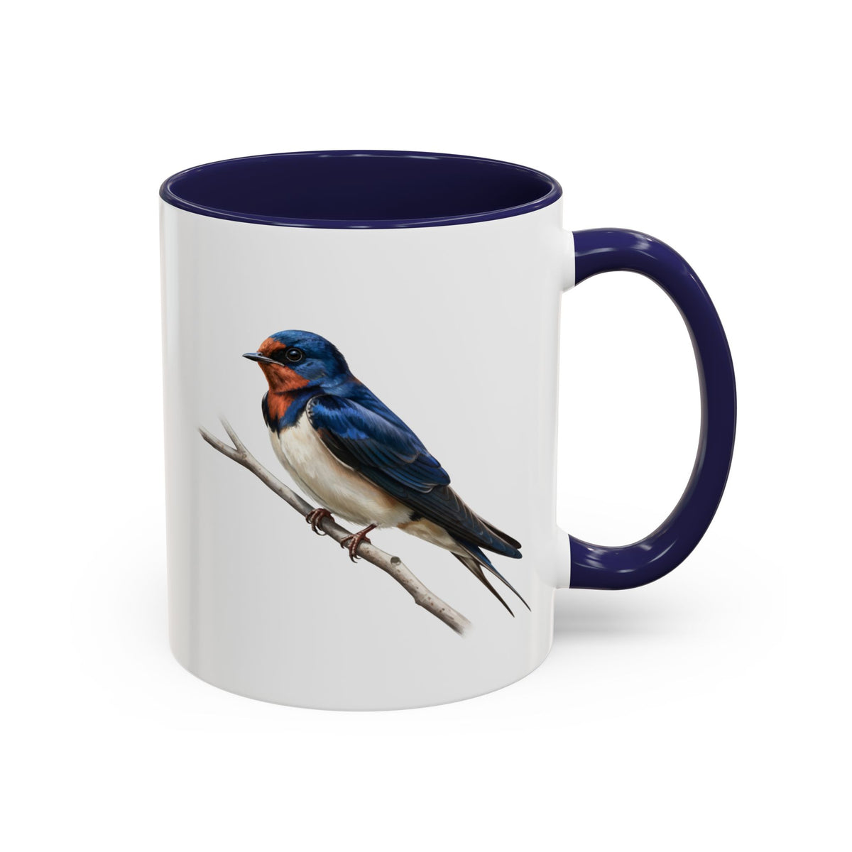 Barn Swallow Ceramic Bird Coffee Mug – Custom Gift for Bird Watchers