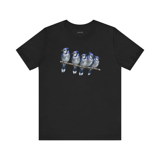 Blue Jays T-Shirt | Unisex Retail Fit Bird Lover Tee | Wildlife Birder Gift