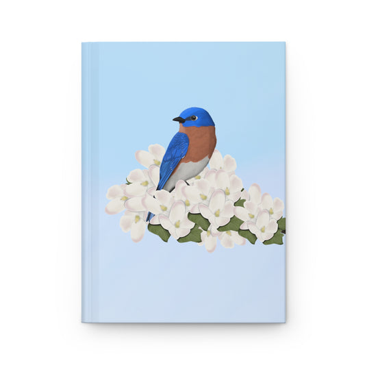Bluebird Bird Hardcover Journal 150 Pages