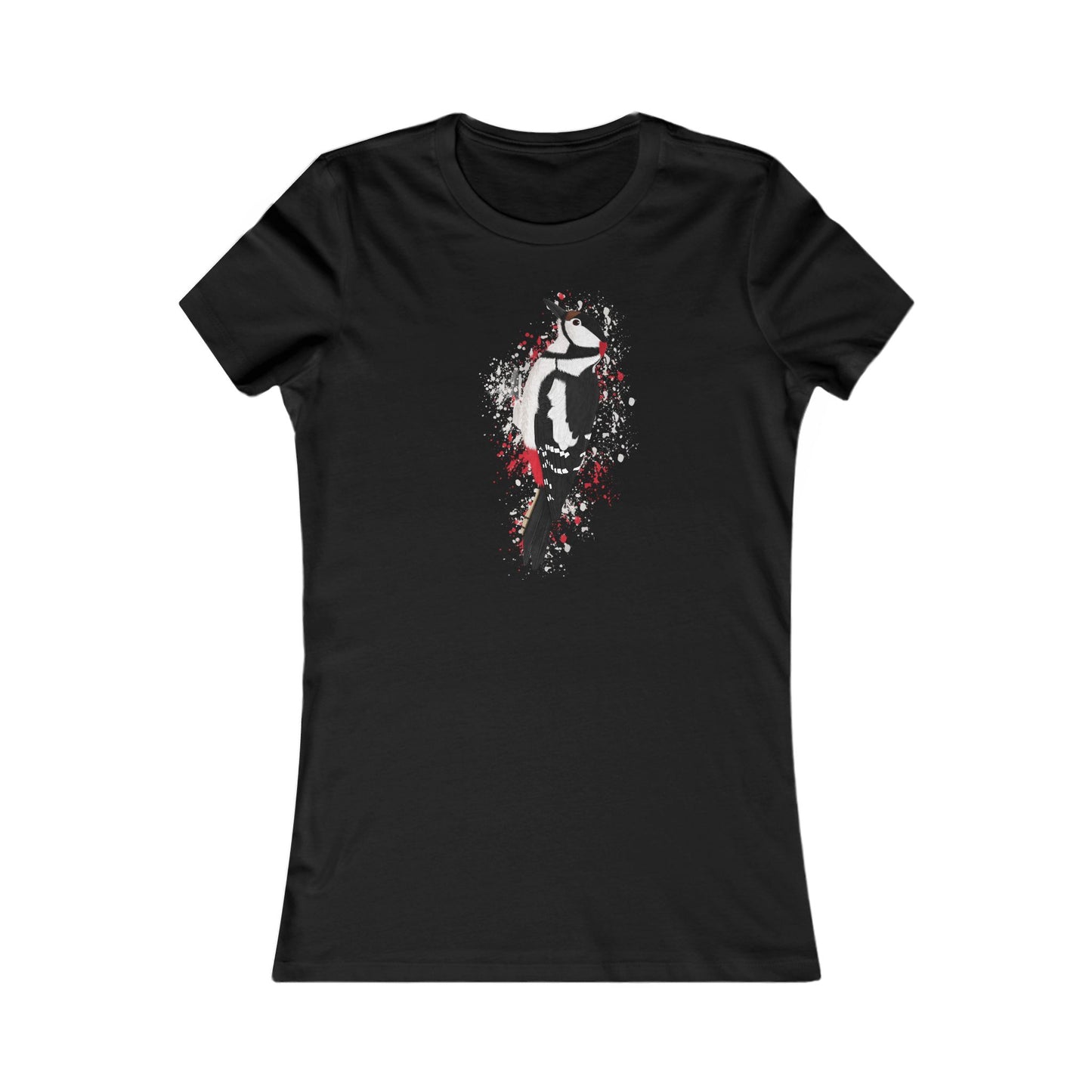 Buntspecht Vogel Frauen T-Shirt für Vogelfreundinnen