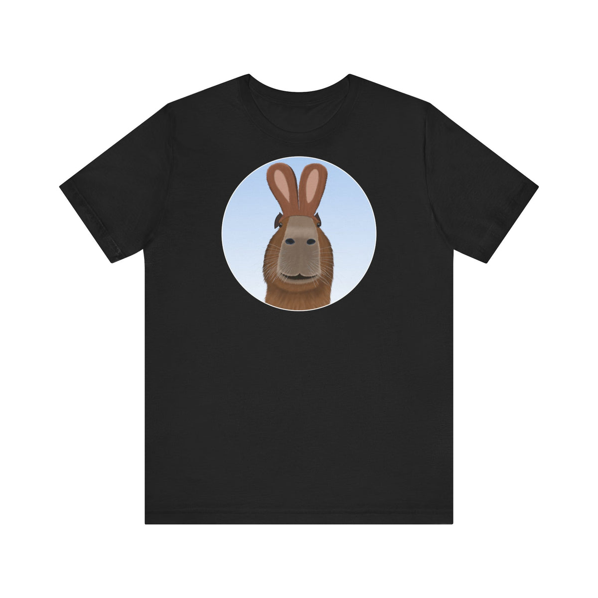Capybara mit Hasenohren Lustiges Kaninchen T-Shirt