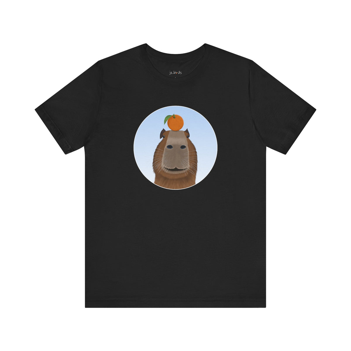 Capybara with Orange Funny T-Shirt