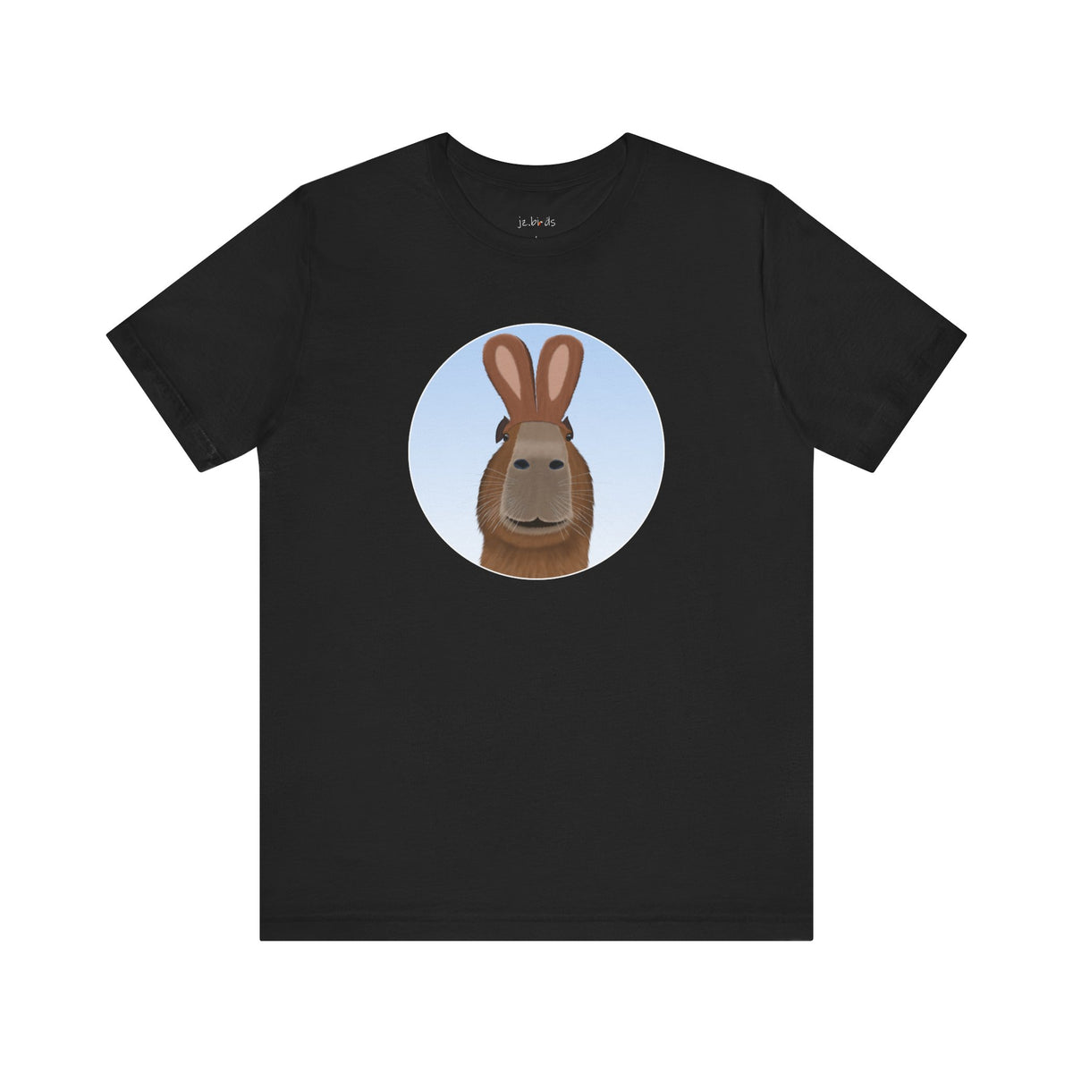 Capybara with Rabbit Ears Funny Bunny Easter T-Shirt